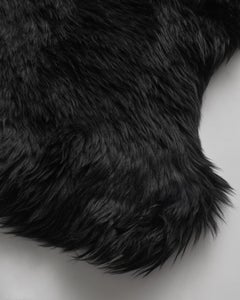 Forsyth New Zealand Sheepskin Rug, Black
