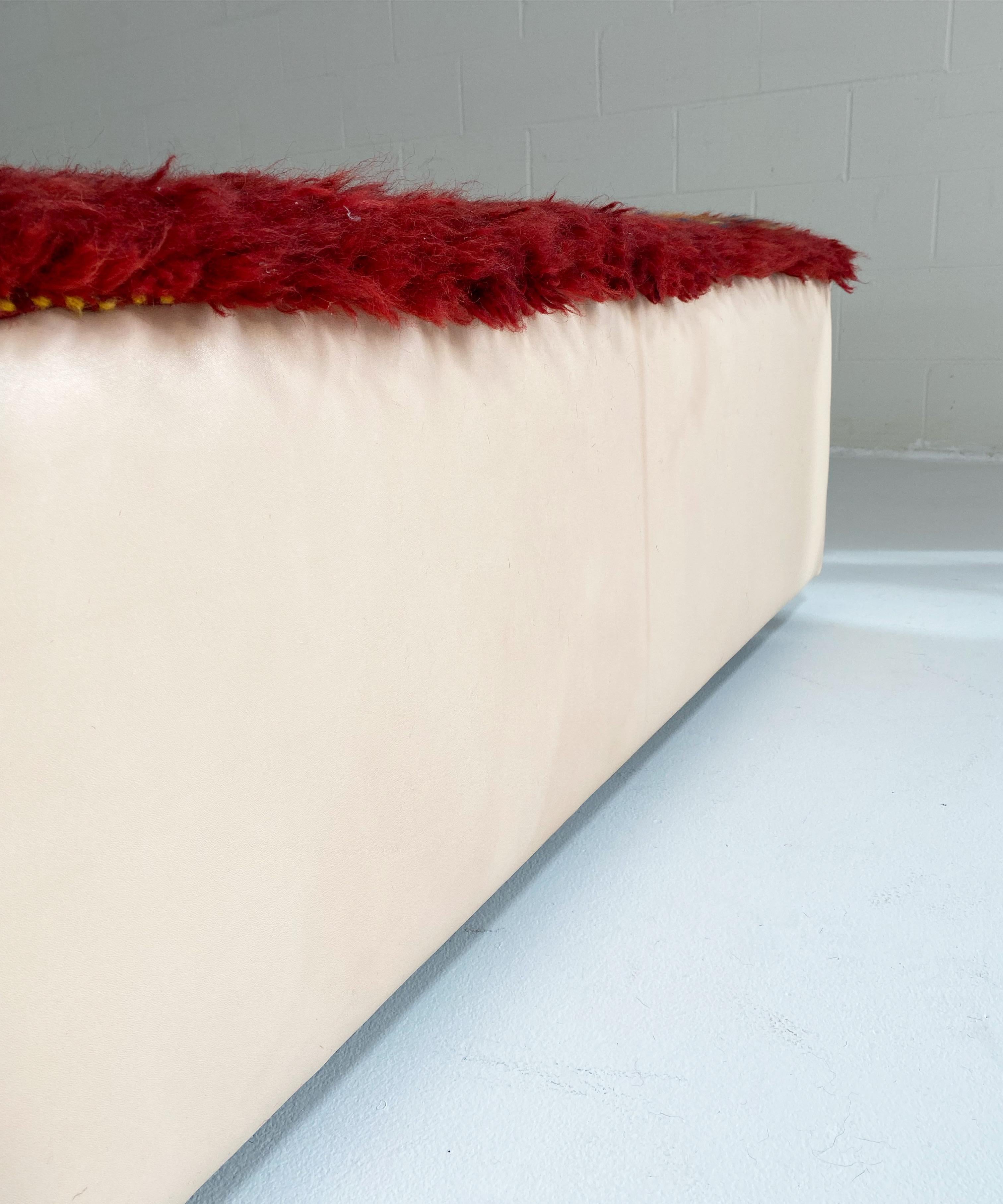 Américain Tapis ottoman Forsyth unique en son genre avec motif Qashqai Gabbeh vintage d'Iran en vente