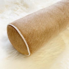 Forsyth Palomino Brazilian Cowhide Bolster Pillow
