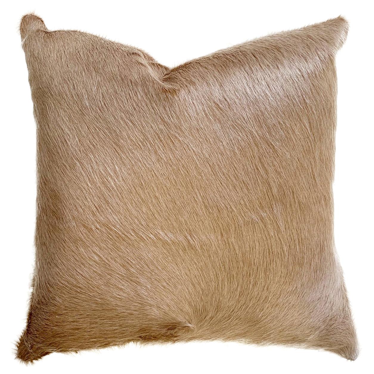 Forsyth Palomino Brazilian Cowhide Pillow For Sale