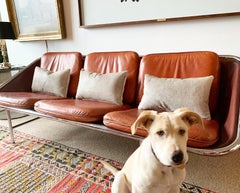 Forsyth Salt and Pepper Grey Brazilian Cowhide Pillow