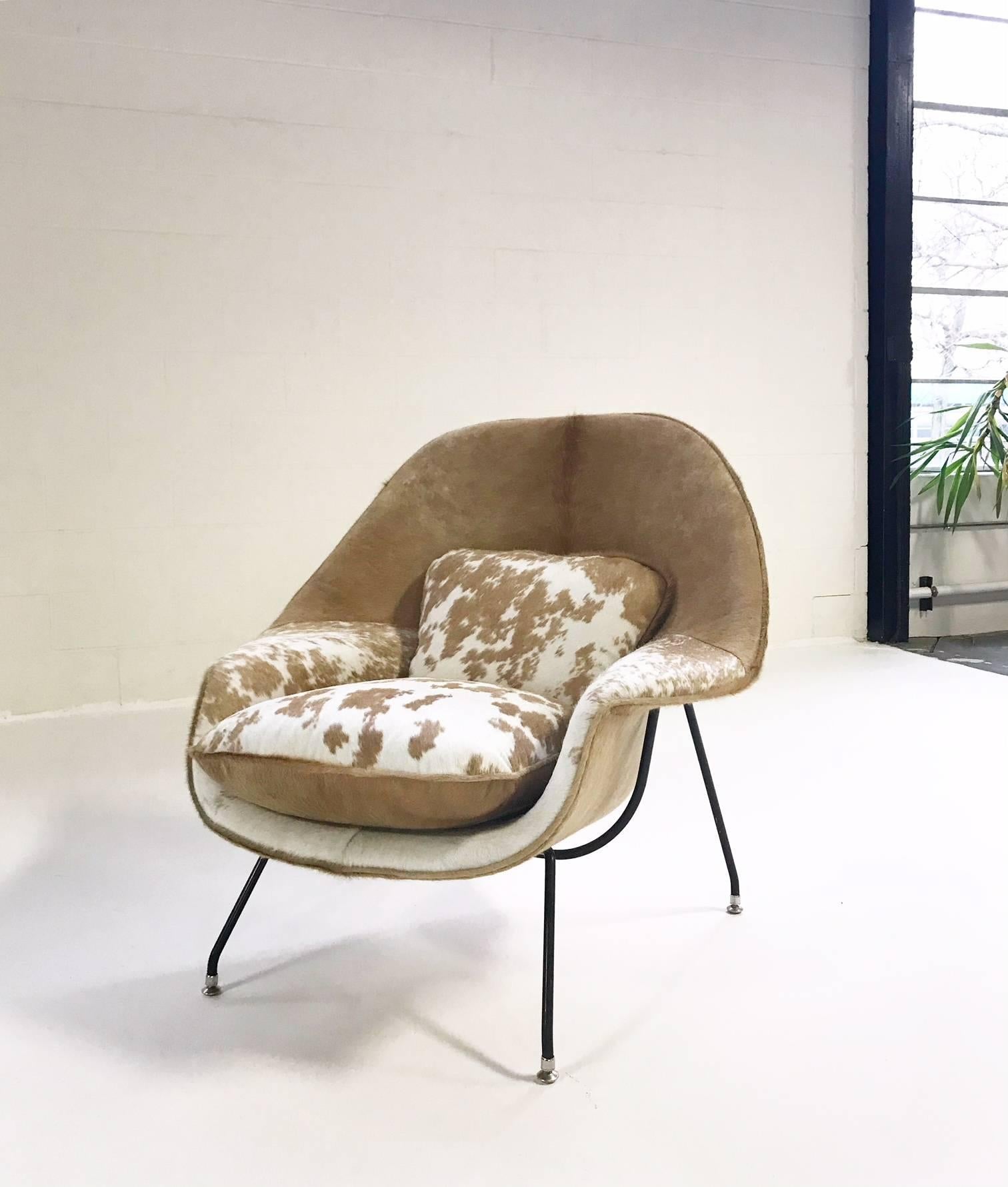 One-of-a-kind vintage Eero Saarinen Womb chair restored in Brazilian cowhide

We collected this beauty for its icon status. 
