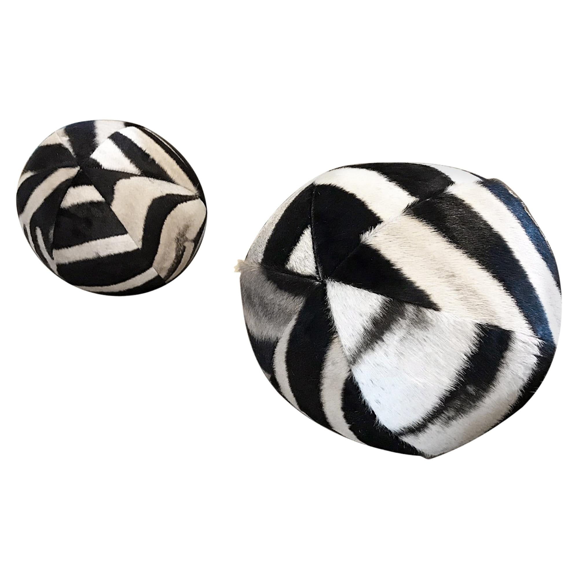 Forsyth Zebra Ball Pillow