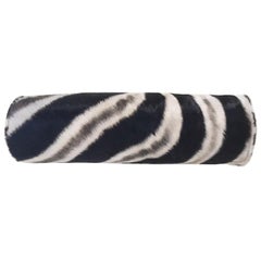 Forsyth Zebra Hide Bolster Pillow
