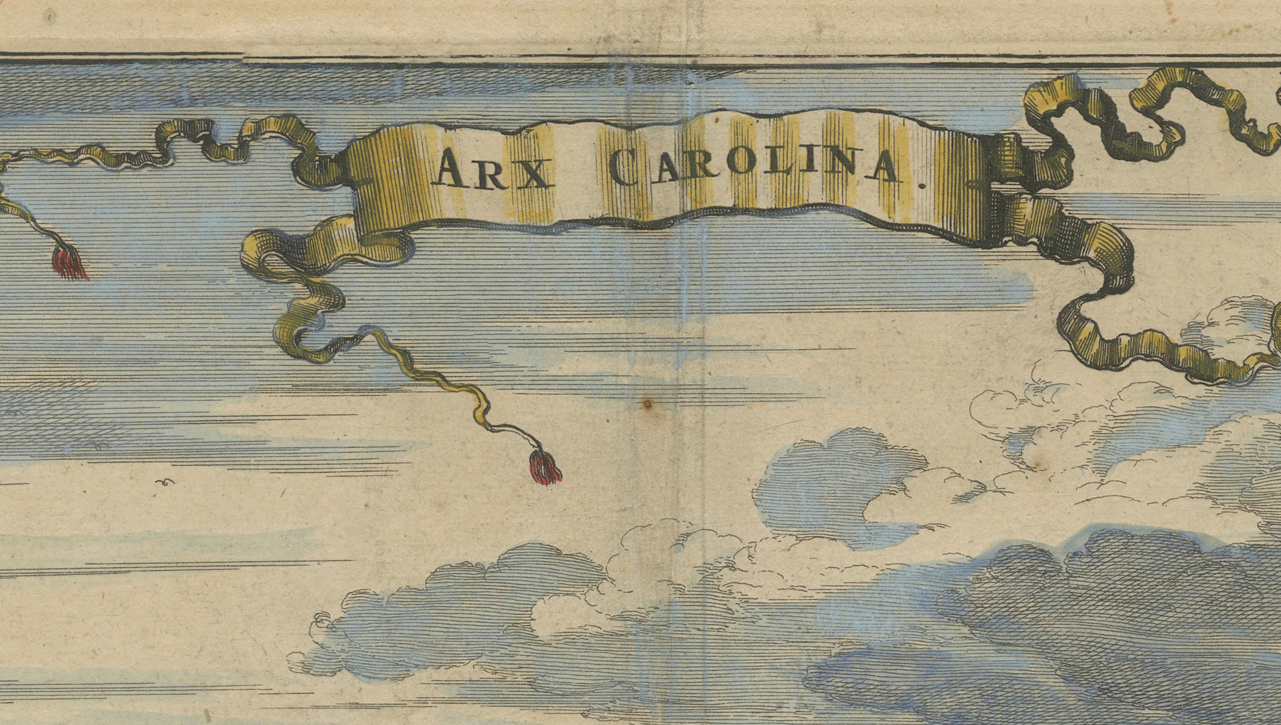 Fort Caroline in Florida, Montanus Engraving – Early America View 1671