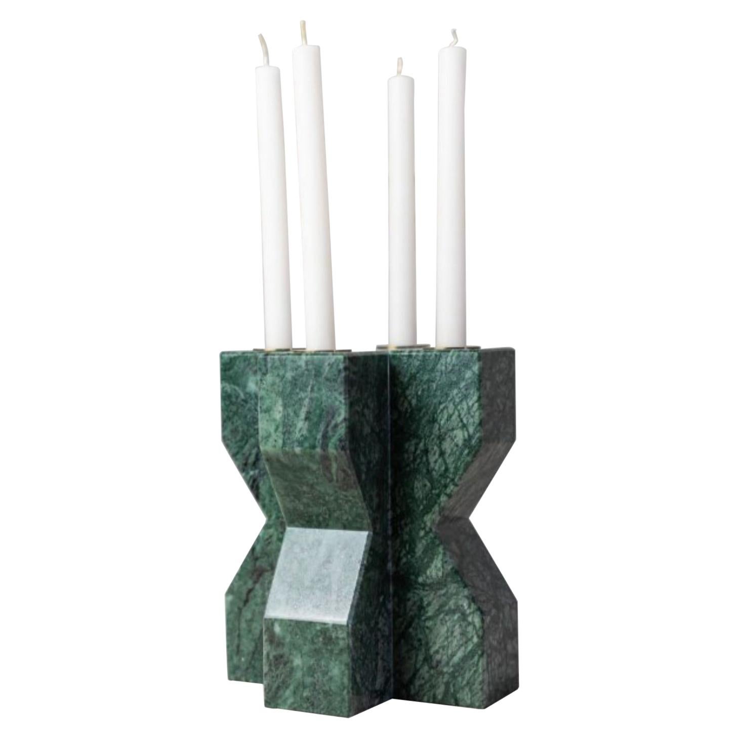 Carrara Marble Candle Holders