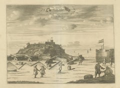 Fort Nassau on the Island of Goree – Dutch Colonial Engraving, c.1700
