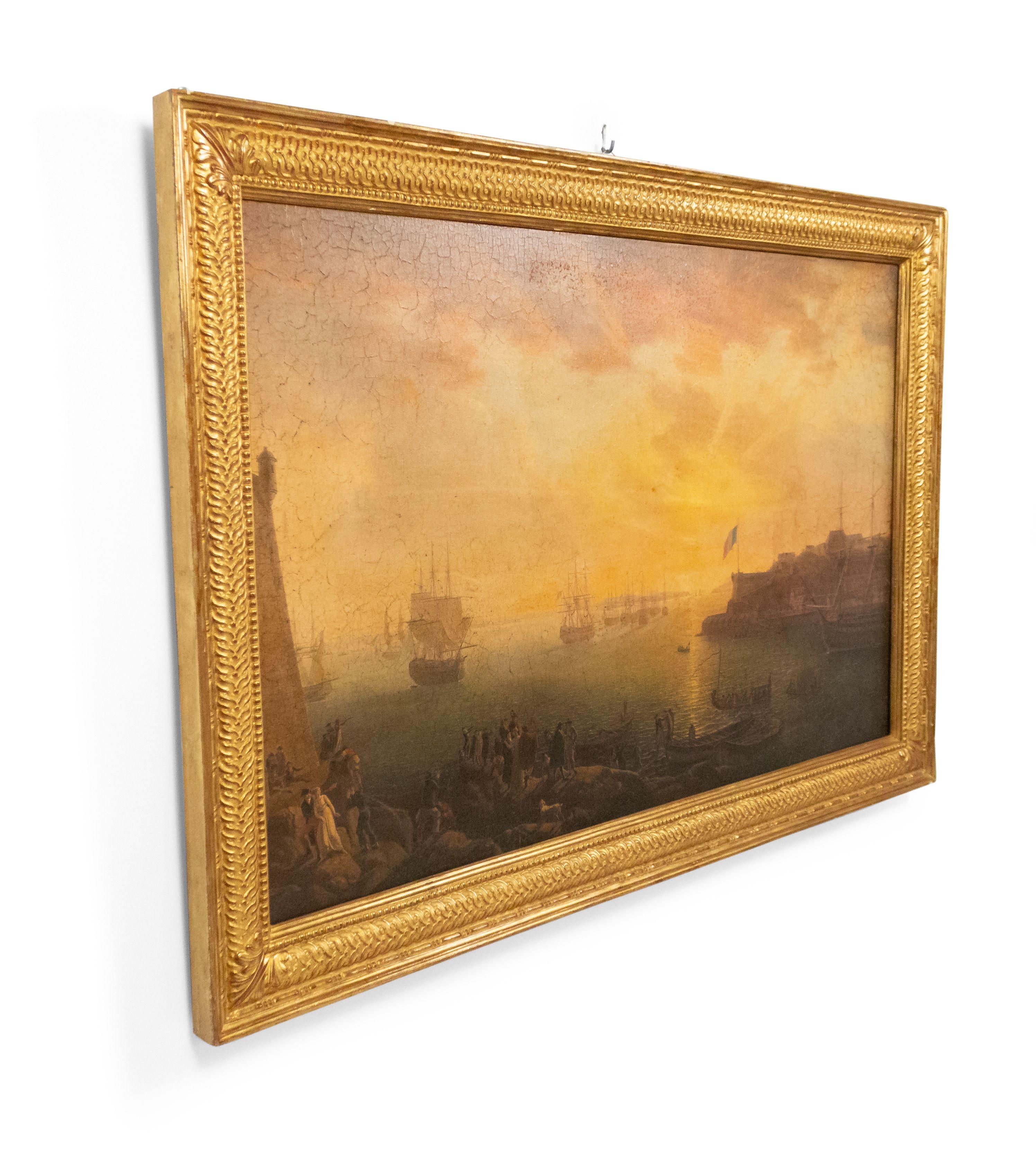 Impressionistisches Gemälde von Fort Vimieux (Farbe) im Angebot