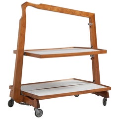 Fortalit Sculptural Serving Trolley Brazil 1960