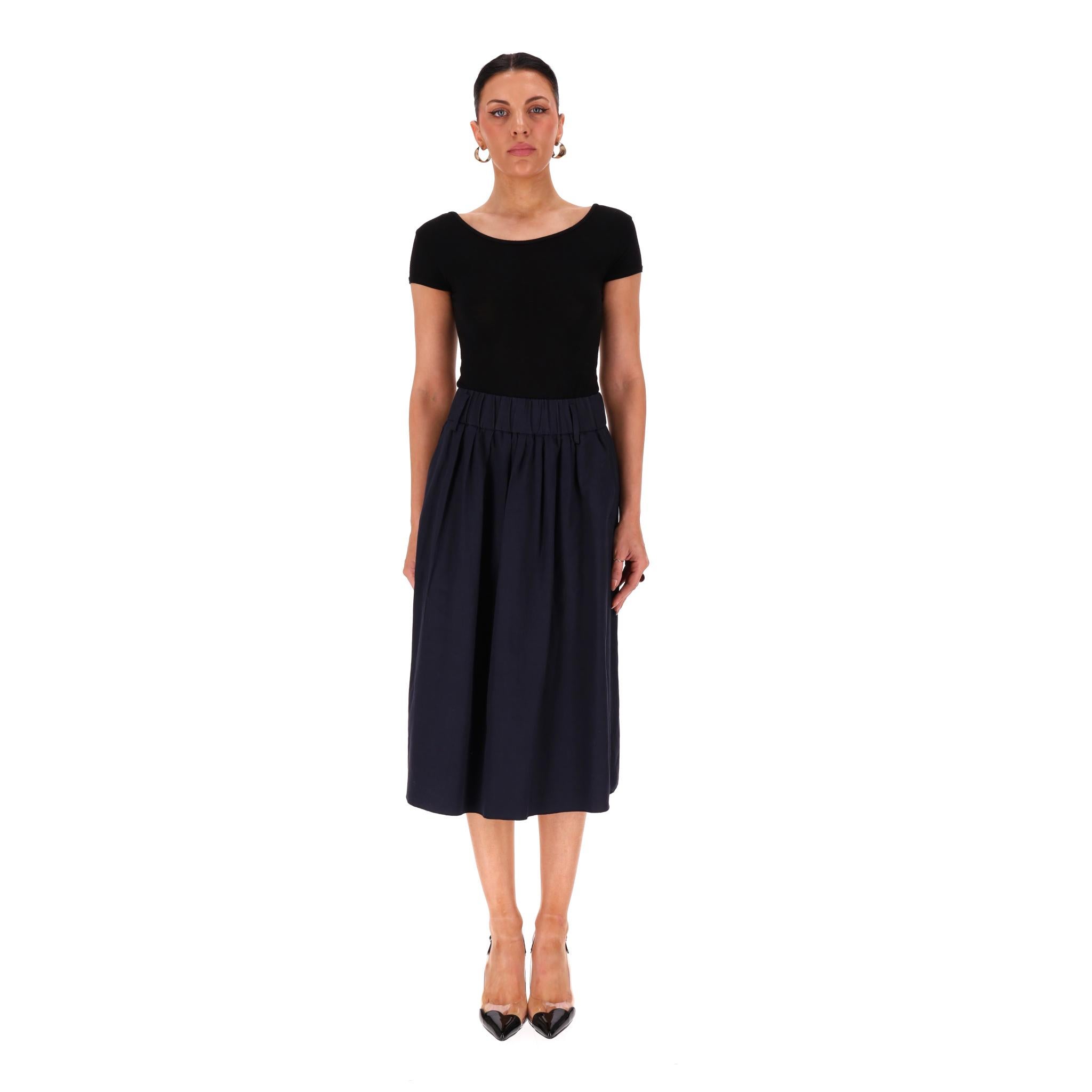 Forte Forte Jupe midi évasée en lin

Jupe marine en lin avec une large bande élastiquée à la taille.

Silhouette évasée, longueur midi et passants de ceinture.

Rrp Approx. £320

Taille - M (Label manquant mais correspondant)

État - Très
