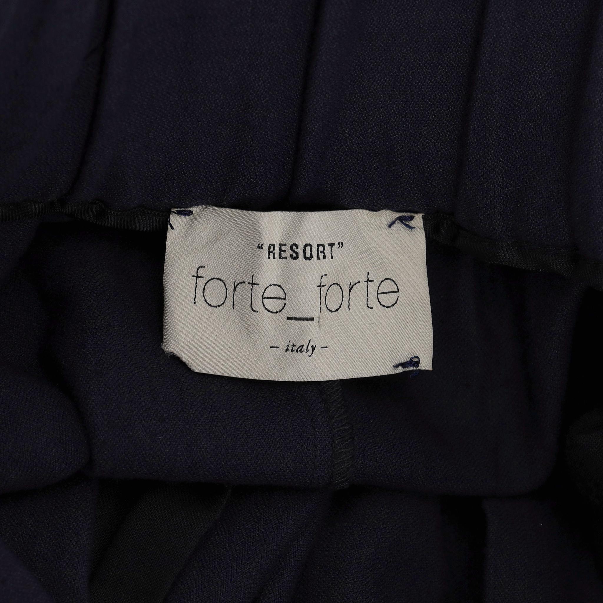 Forte Forte Jupe midi évasée en lin Pour femmes en vente