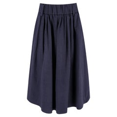 Forte Forte Flared Linen Midi Skirt