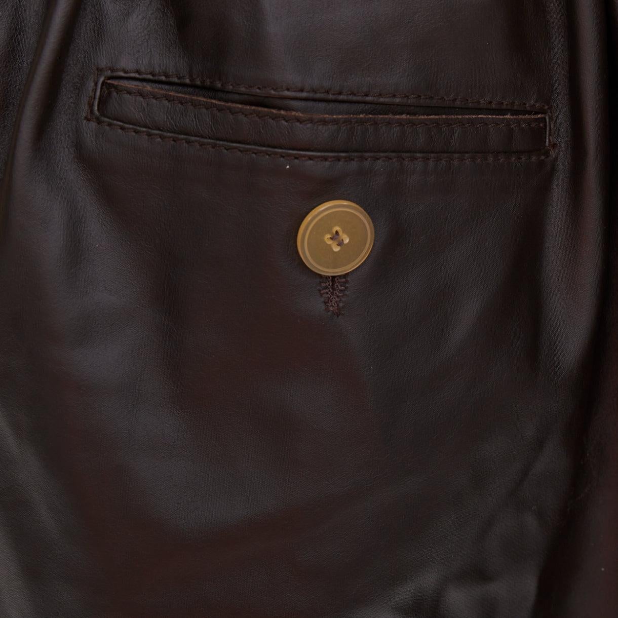 FORTE FORTE Parrrs chocolate brown leather paperbag waist shorts Sz.1 S
Reference: AAWC/A01550
Brand: Forte Forte
Collection: Parrrs
Material: Leather
Color: Brown
Pattern: Solid
Closure: Elasticated
Lining: Brown Fabric
Made in: