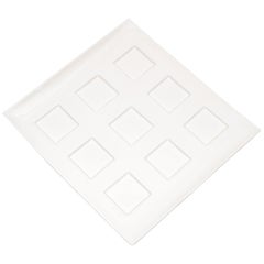 Fortessa Forta Luxe Super White Ceramic Plate, Centerpiece, Dinnerware, Italy