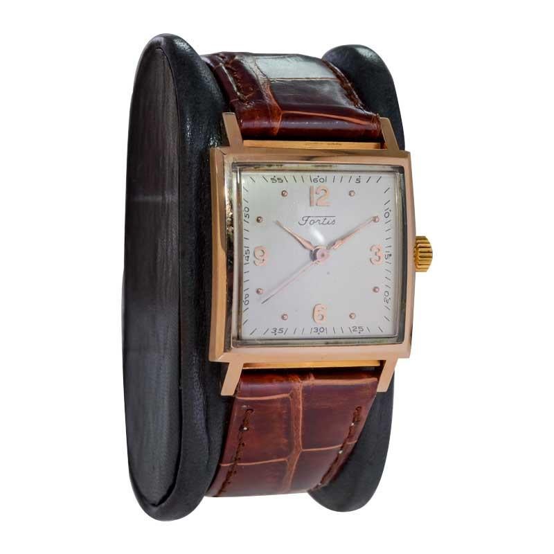 fortis square watch