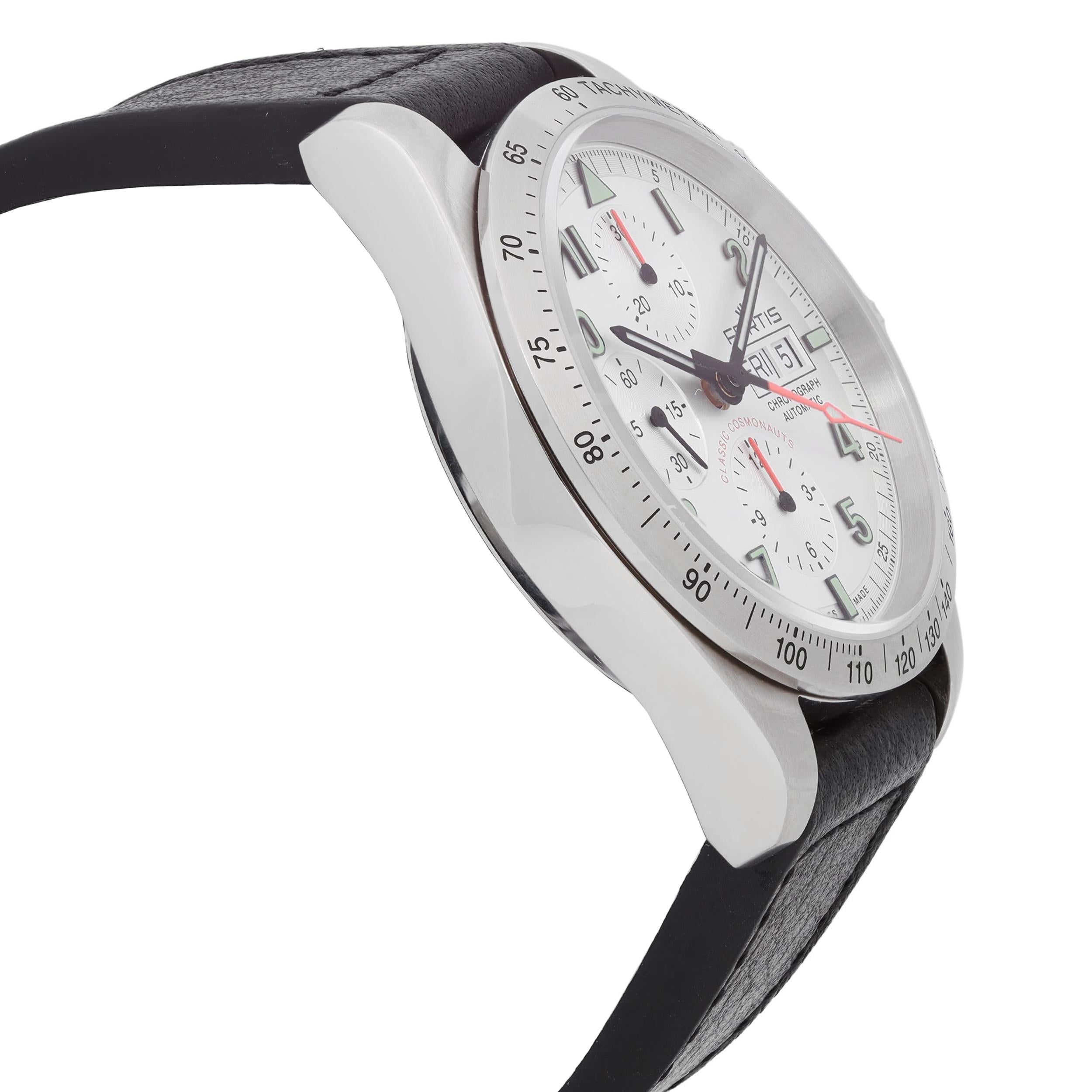 Fortis Classic Cosmonauts Stahl Chronograph Automatik Herrenuhr F2140006 1