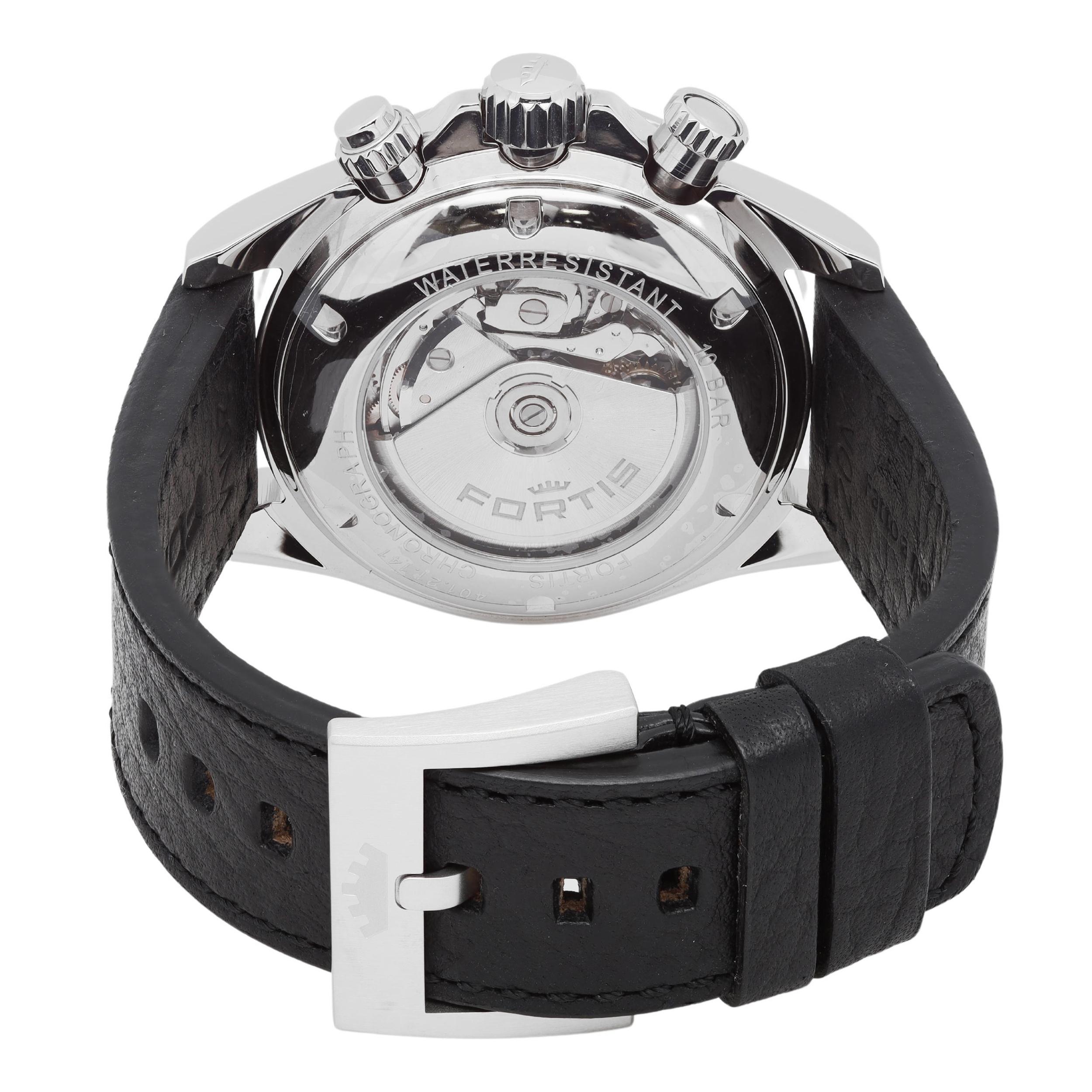 Fortis Classic Cosmonauts Stahl Chronograph Automatik Herrenuhr F2140006 3