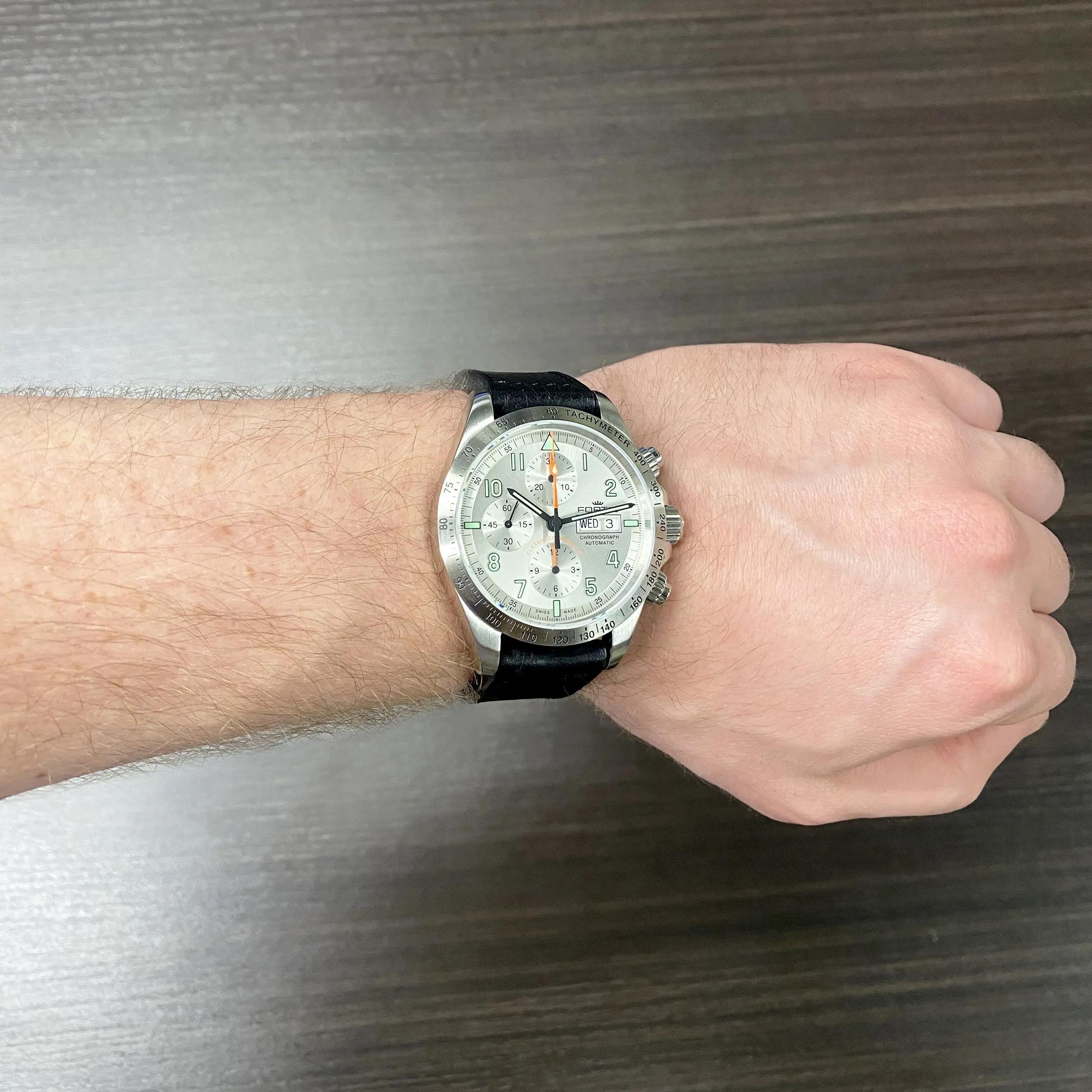 Fortis Classic Cosmonauts Stahl Chronograph Automatik Herrenuhr F2140006 4