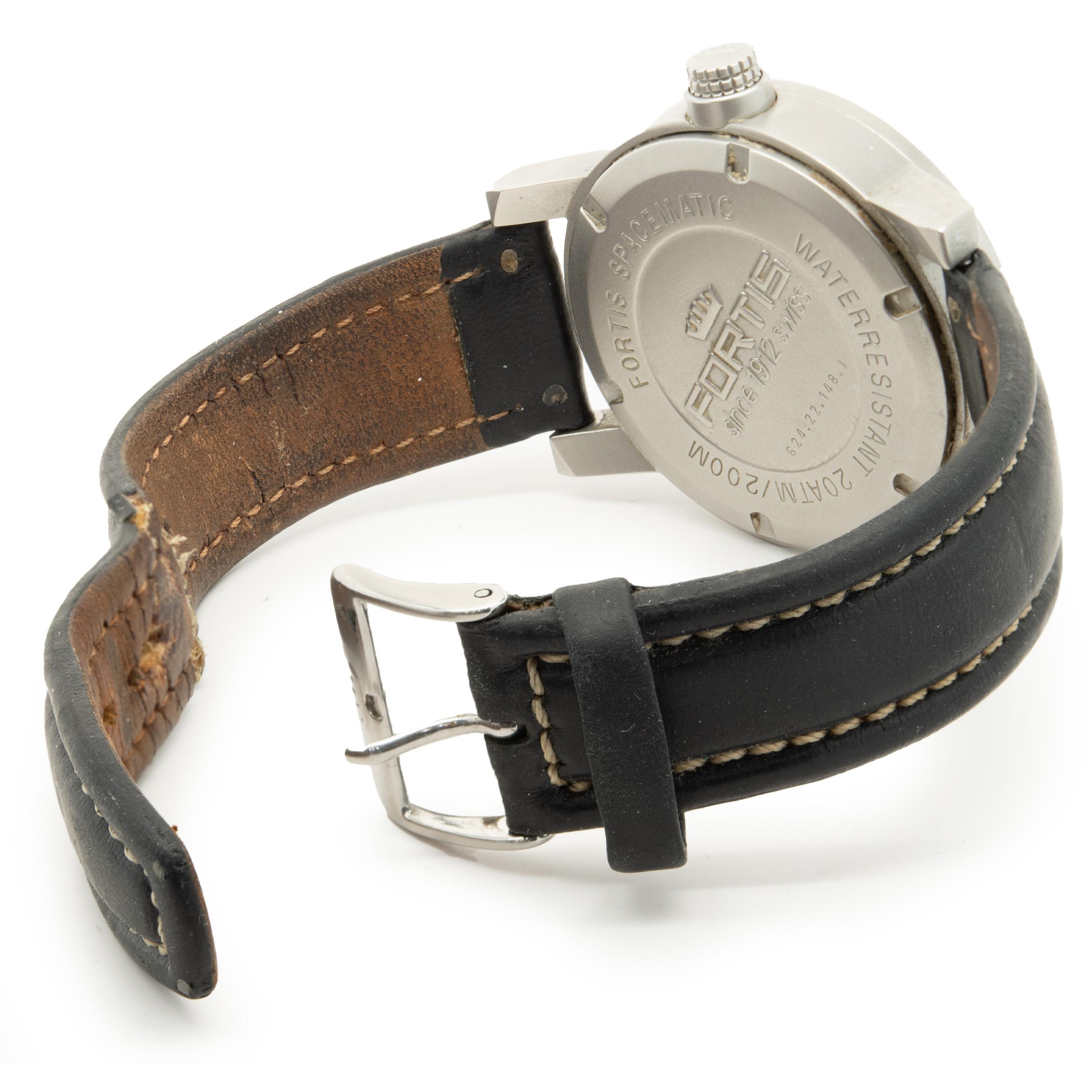 Spacematic GMT aus Edelstahl von Fortis Herren