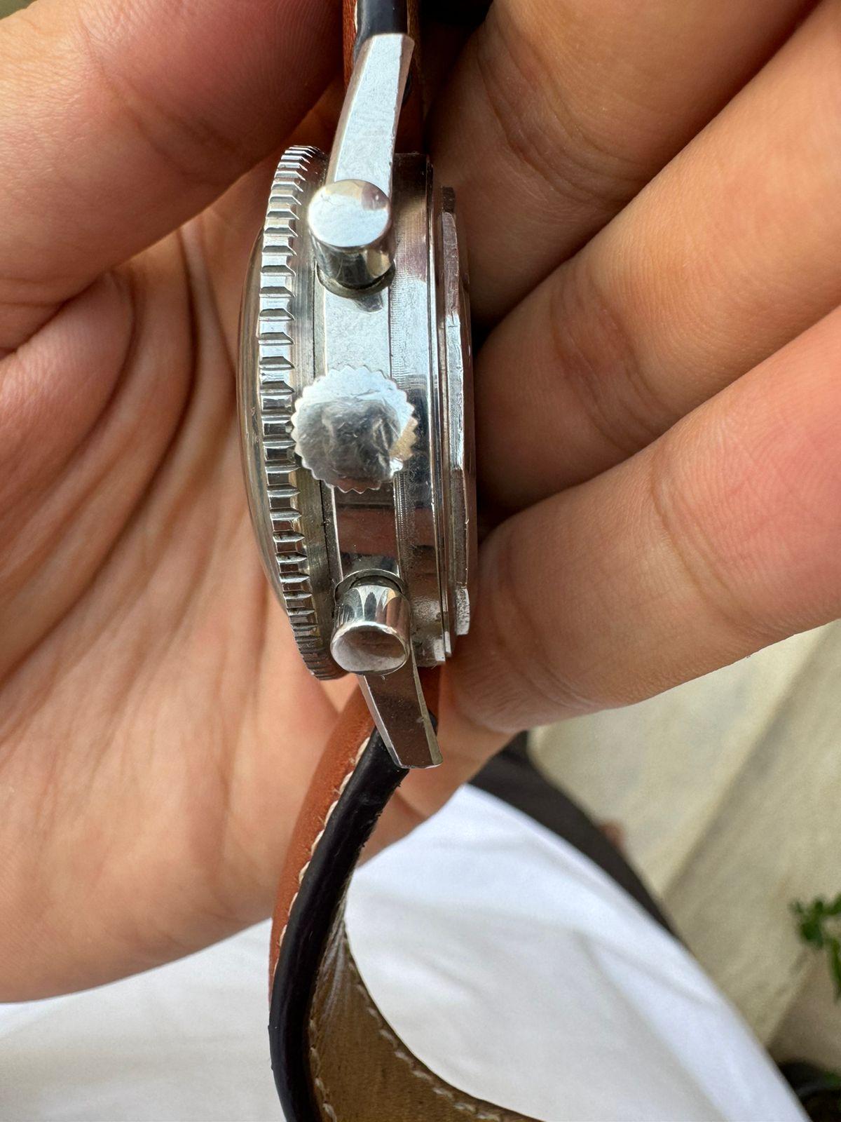 Fortis VINTAGE RARE condizioni Fortis Marinemaster 1970 Ref 8001 Valjoux 72 in vendita 13