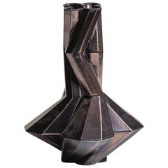 Fortress Cupola Vase in Bronze Ceramic by Lara Bohinc, In Stock