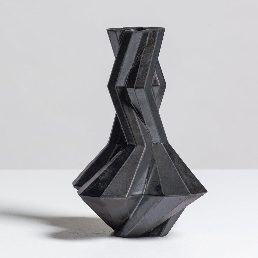 Lara Bohinc continues to work with ancient and futuristic forms with new Fortress designs, further exploring the complex geometry of this range. The hexagonal shapes interlock and embrace, creating a dynamic play of light and shade on the many
