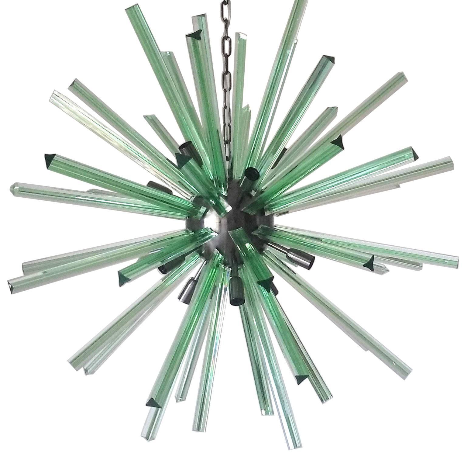 Mid-Century moderno Lampadario Fortuna Sputnik di Fabio Ltd in vendita