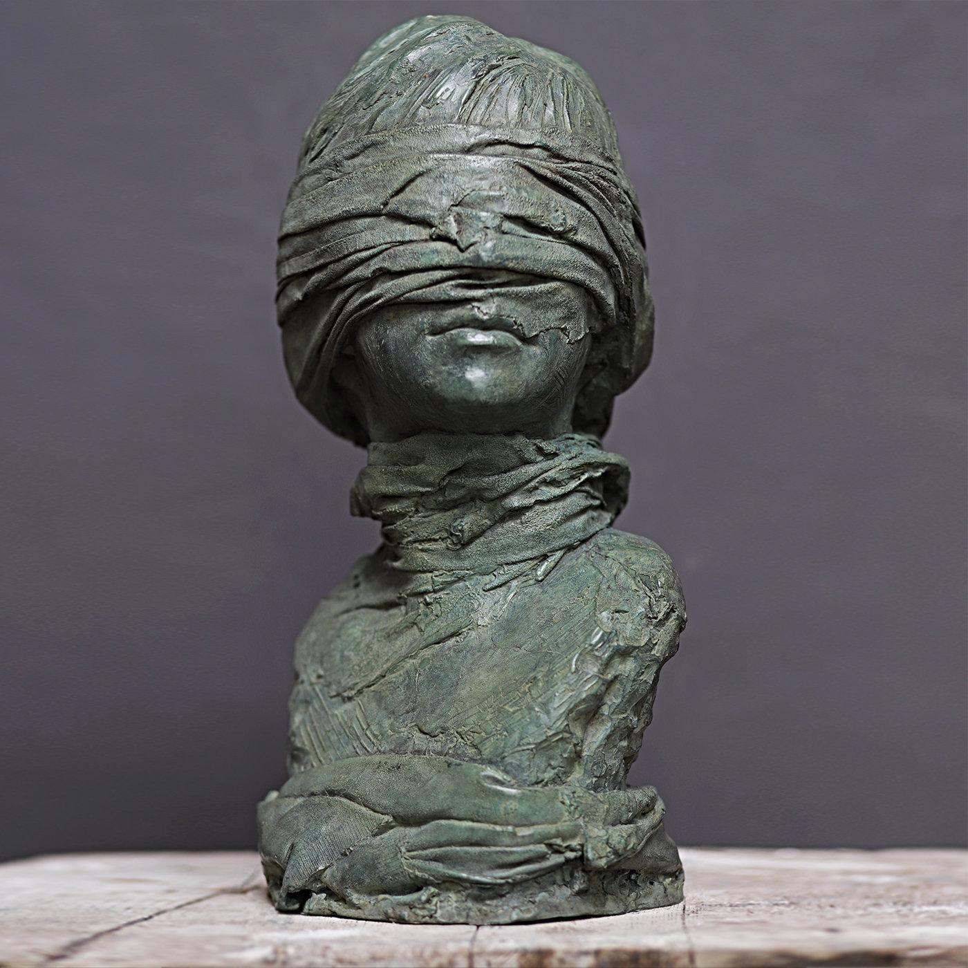 Contemporary Fortunata Bronze Sculpture For Sale