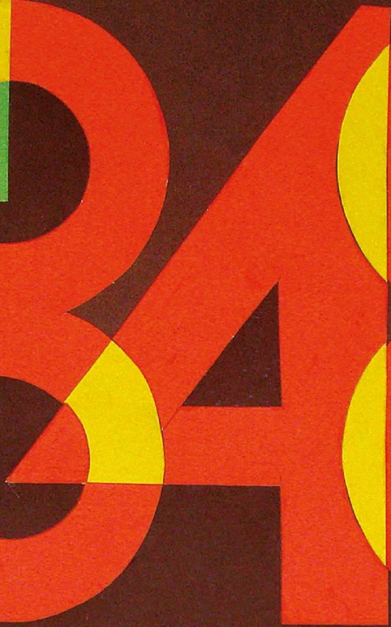 Numbers 3 and 4. Depero 20th Century, Italian, Futurist, Abstract Painting For Sale 2