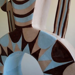 FORTUNATO  - Terracotta vaso - XXI Century - by Chiara Berta Artist
