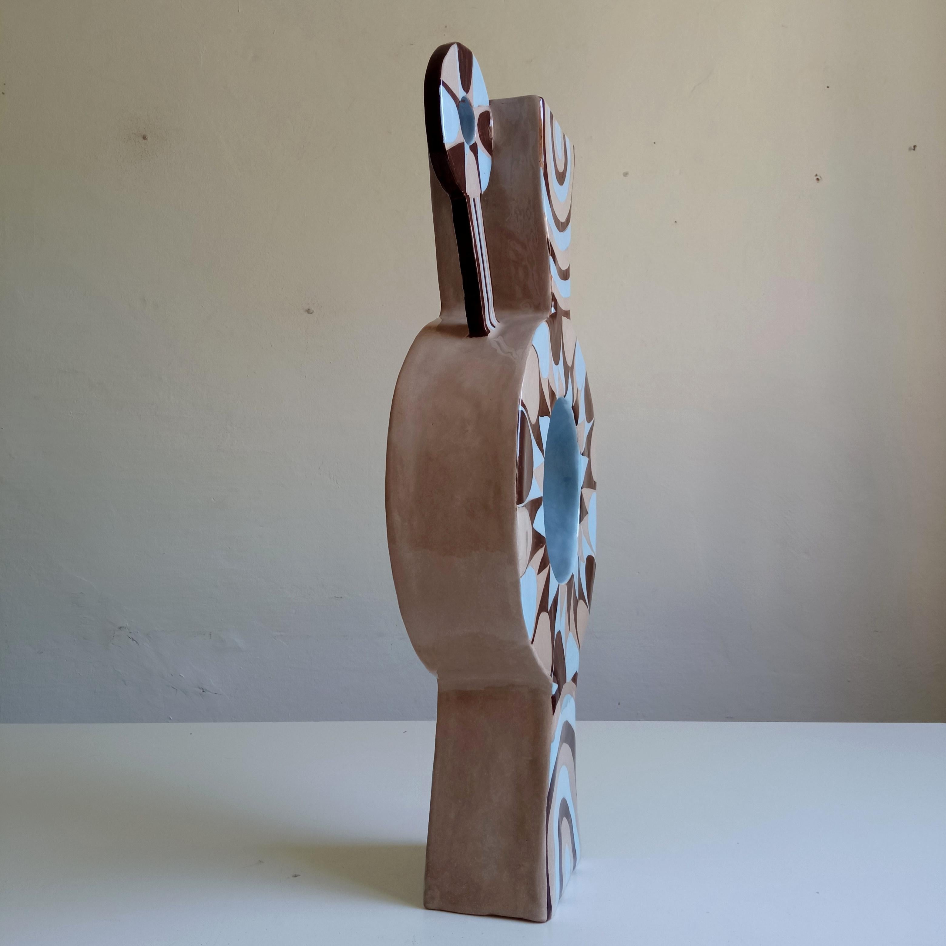 Moderne FORTUNATO  - Vase en terre cuite - 21e siècle - par Chiara Berta Artiste en vente