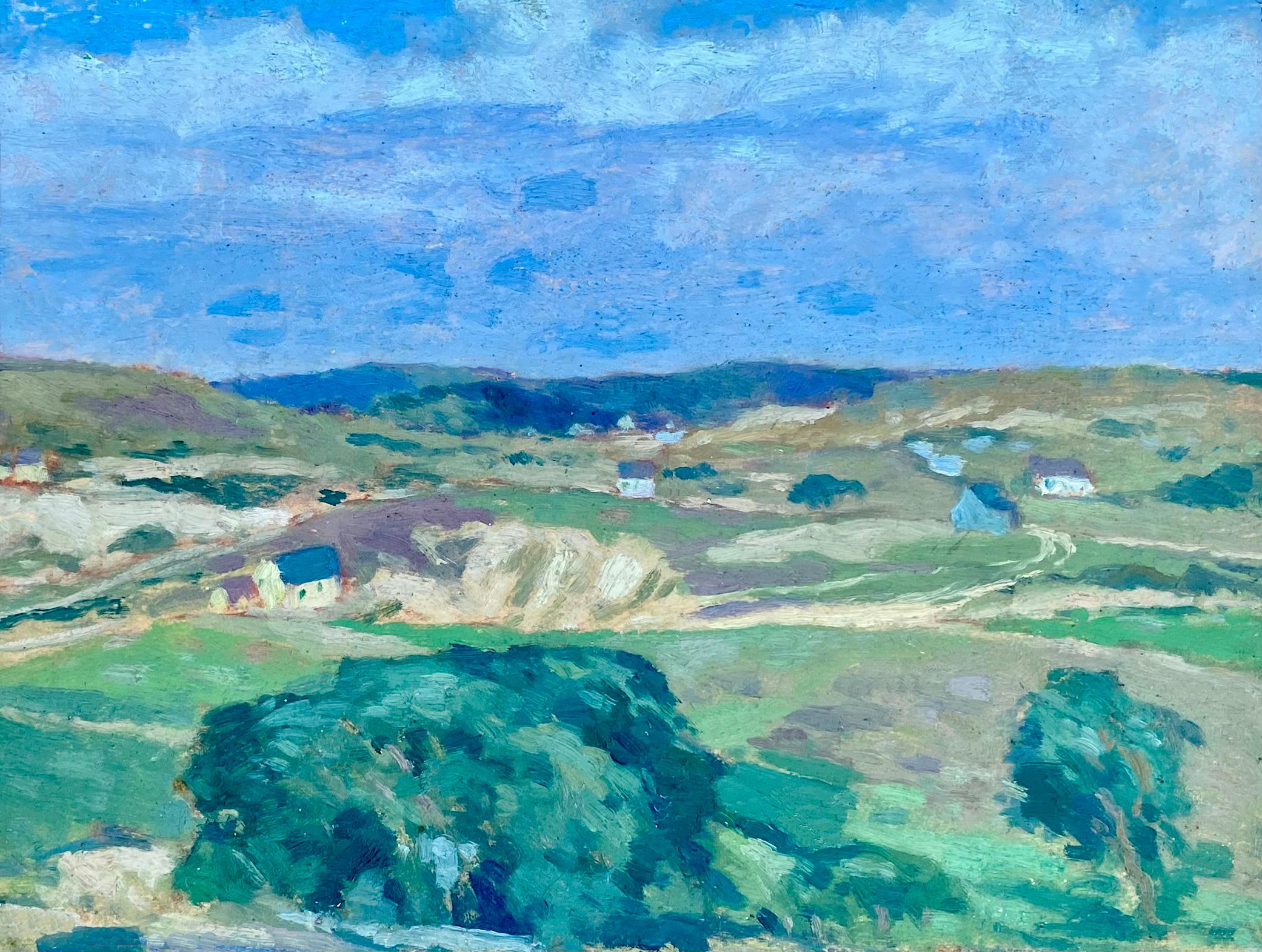 Fortune Euphemia Charlton, 1885 – 1969, American Painter, 'Monterey Beach' - American Impressionist Painting by FORTUNE Euphemia Charlton