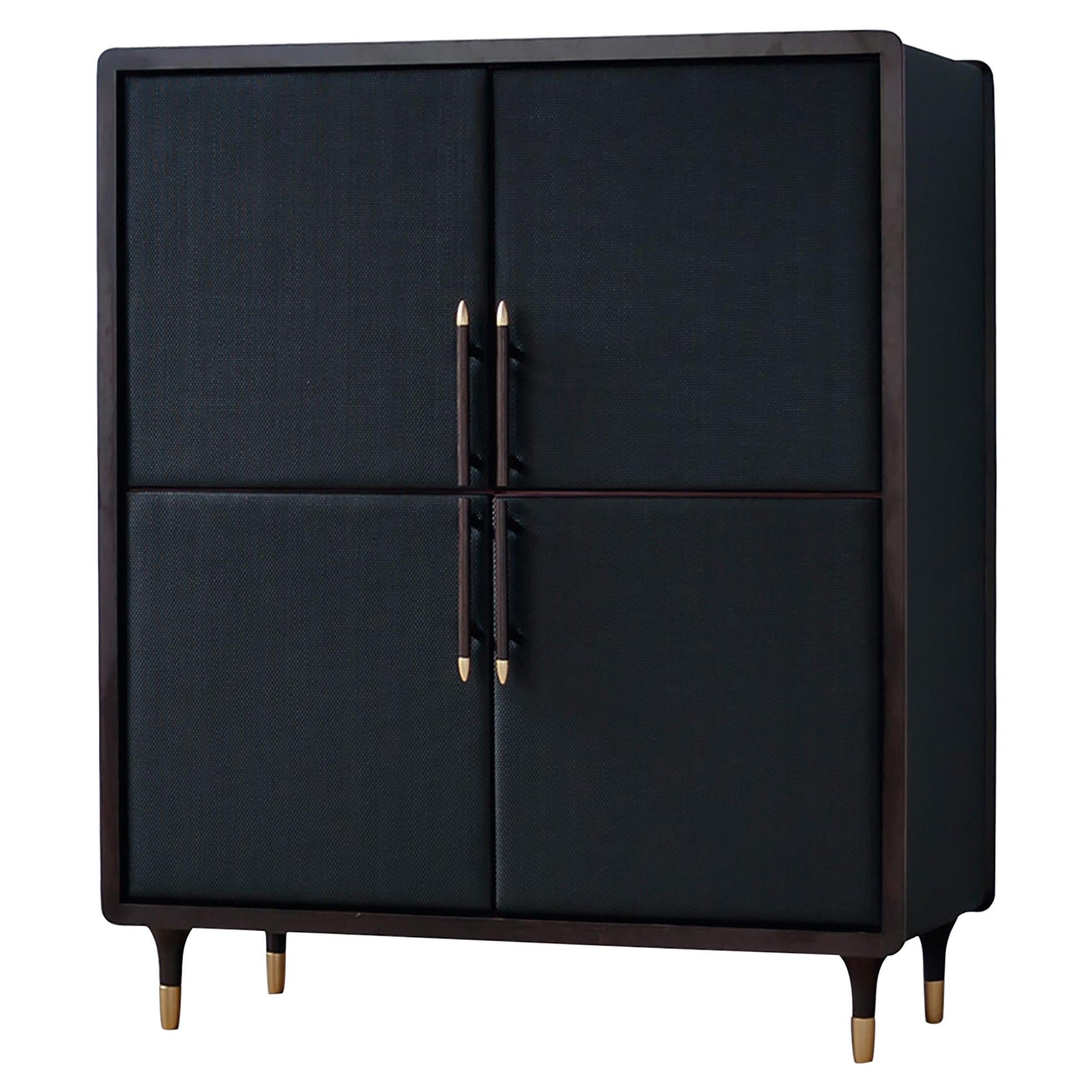 Fortune, High Sideboard in Eco Leather. For Sale at 1stDibs