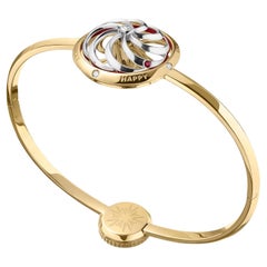 Fortune Kinetisches Fortune-Armband aus Weiß- und Gelbgold