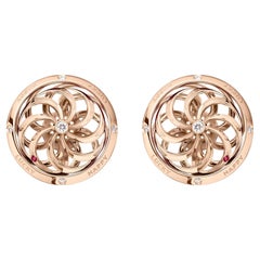 Boucles d'oreilles Fortune Kinetics en or rose