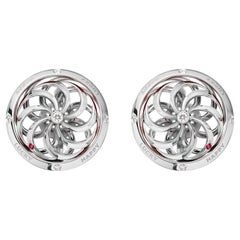 Boucles d'oreilles Fortune Kinetics en or blanc
