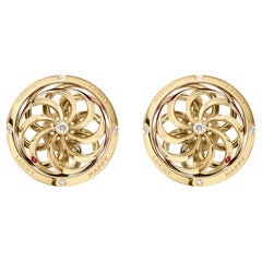 Boucles d'oreilles Fortune Kinetics en or jaune