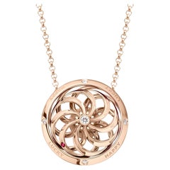 Fortune Kinetic Pendant in Rose Gold
