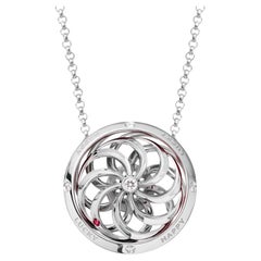 Fortune Kinetic Pendant in White Gold