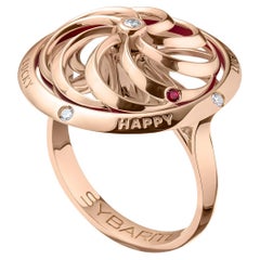 Fortune Kinetic Ring in Rose Gold