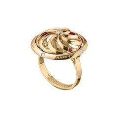 Fortune Kinetic Ring in Yellow Gold