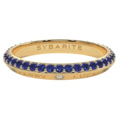 Anello Fortune Rainbow Band Blu Navy