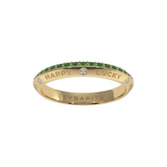 Fortune Rainbow Green Band Ring