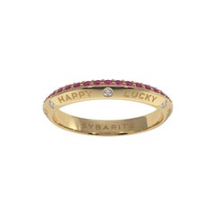 Fortune Rainbow Pink Band Ring