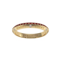 Fortune Rainbow Red Band Ring