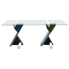 table / Bureau "Fortune" par Michele de Lucchi pour Memphis Milano:: début de l'année Original