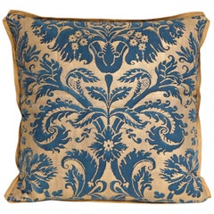 Fortuny Fabric Cushion in the Demedici Pattern
