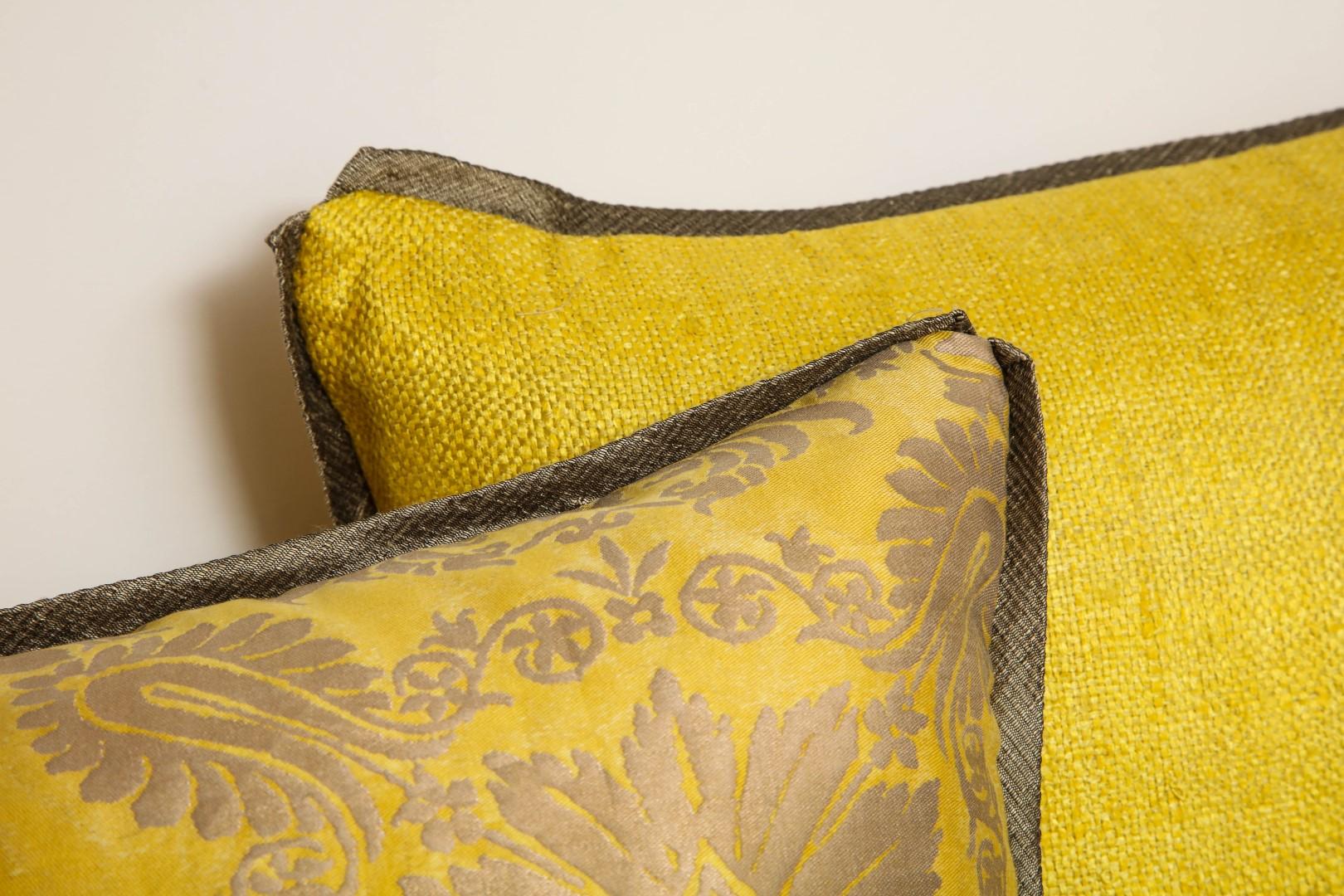 Fortuny Fabric Cushions in the Impero Pattern 1