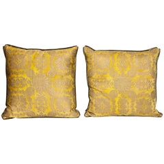 Fortuny Fabric Cushions in the Impero Pattern