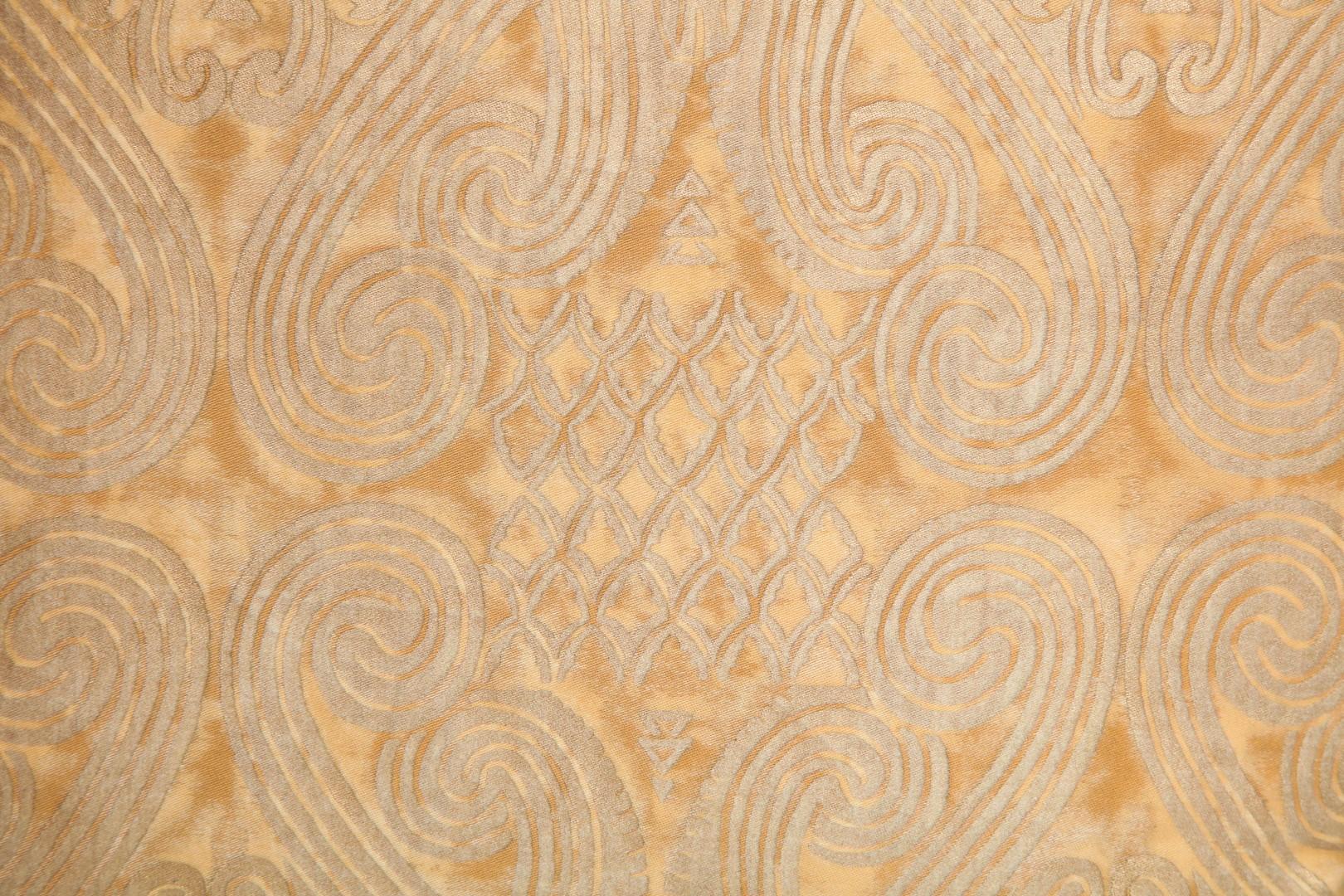 Tribal Fortuny Fabric Cushions in the Peruviano Pattern